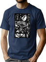 Universal Horror T-Shirt for Men & Women, T-Shirts Graphic Tee - Navy