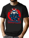 Usagi Swordsman Worn T-Shirt for Men & Women, T-Shirts Graphic Tee - Black