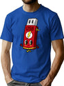 Usb Flash Drive T-Shirt for Men & Women, T-Shirts Graphic Tee - Blue