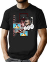 V Bootleg Graphic T-Shirt - Black