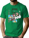 V Bootleg Graphic T-Shirt - Green