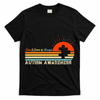 Vintage Live Love Accept Autism Puzzle Autism Awareness T-Shirt