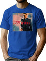 Vabeve Justified Raylan Givens Graphic Design Premium Heavyweight Cotton T-Shirt - Blue