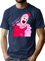 Valentines Terrifier Art The Clown T-Shirt for Men & Women, T-Shirts Graphic Tee - Navy