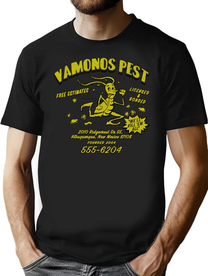 Vamonos Pest 2 Color T-Shirt for Men & Women, T-Shirts Graphic Tee - Black