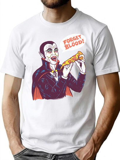 Vampizza T-Shirt for Men & Women, T-Shirts Graphic Tee - Black