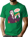Vampizza T-Shirt for Men & Women, T-Shirts Graphic Tee - Green