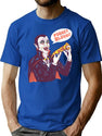 Vampizza T-Shirt for Men & Women, T-Shirts Graphic Tee - Blue