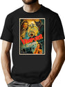 Vampurr Bites Again - Retro Horror Poster T-Shirt for Men & Women, T-Shirts Graphic Tee - Black