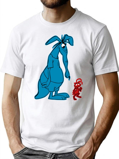 Vatadi Ant and Aardvark T-Shirt for Men & Women, T-Shirts Graphic Tee - Black