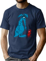 Vatadi Ant and Aardvark T-Shirt for Men & Women, T-Shirts Graphic Tee - Navy