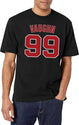 Vaughn 99 T-Shirt for Men & Women, T-Shirts Graphic Tee - White