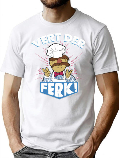 Vert Der Ferk Swedish Chef T-Shirt for Men & Women, T-Shirts Graphic Tee - Black