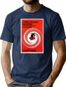 Vertigo T-Shirt for Men & Women, T-Shirts Graphic Tee - Navy