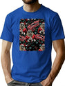 Very Merry Artmas Terrifier 3 T-Shirt for Men & Women, T-Shirts Graphic Tee - Blue