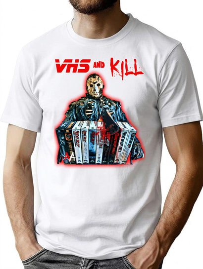 Vhs And Kill - Jason T-Shirt for Men & Women, T-Shirts Graphic Tee - Black