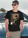 Victorian Fox In Winter T-Shirt for Men & Women, T-Shirts Graphic Tee - Navy
