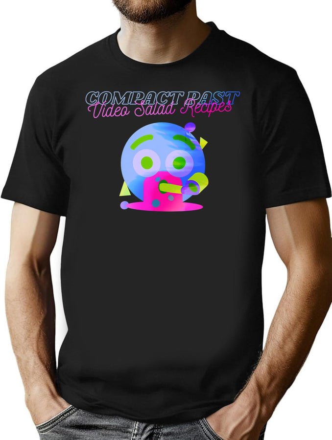 Video Salad Recipes - Funny Bad English Translation Bootleg Graphic T-Shirt - Black