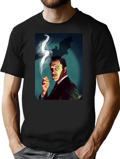 Vincent Price T-Shirt for Men & Women, T-Shirts Graphic Tee - Black