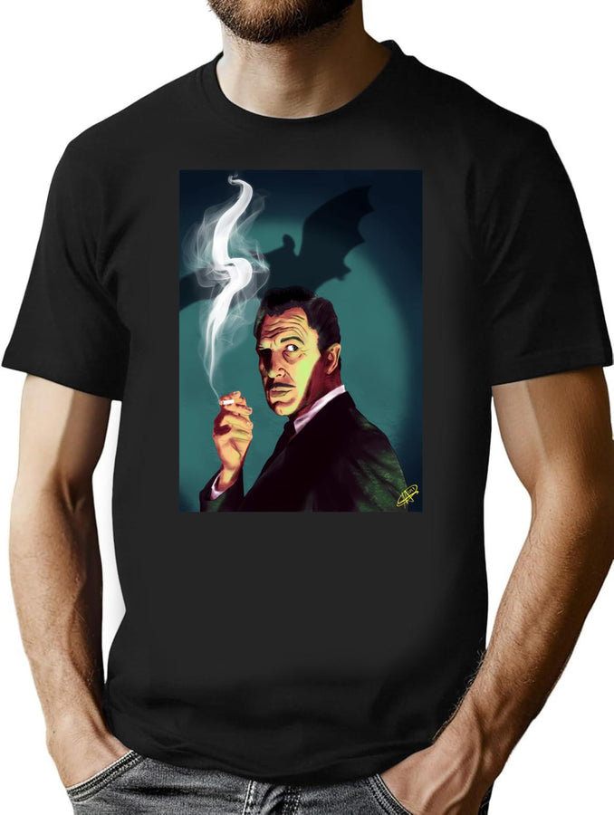 Vincent Price T-Shirt for Men & Women, T-Shirts Graphic Tee - Black