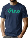 Vino Bootleg Graphic T-Shirt - Navy