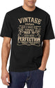Vintage 1965 Birhtday Born In 1965 Age 60 60Th Birthday Gift T-Shirt for Men & Women, T-Shirts Graphic Tee - White