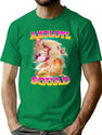Vintage 90S Retro Bootleg Tribute Axolotl Squad Bootleg Graphic T-Shirt - Green