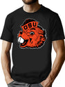 Vintage Beaver Mascot Logo T-Shirt for Men & Women, T-Shirts Graphic Tee - Black