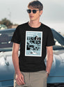 Vintage Blades Of Glory Poster T-Shirt for Men & Women, T-Shirts Graphic Tee - Navy