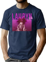 Vintage Bootleg Lauryn Music Hill - Distressed Bootleg Graphic T-Shirt - Navy