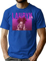 Vintage Bootleg Lauryn Music Hill - Distressed Bootleg Graphic T-Shirt - Blue