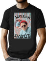 Vintage Bootleg Willem Dafoe Set Bootleg Graphic T-Shirt - Black