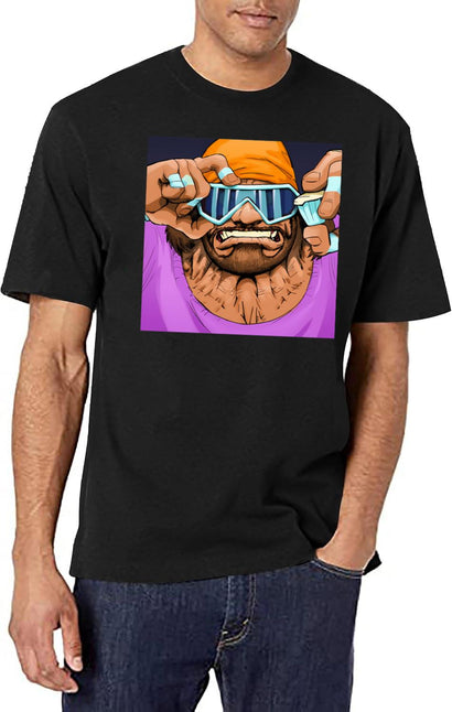 Vintage Comedy Retro Classic Actor 80S 90S Sport Wrestlers Wrestling 42 T-Shirt for Men & Women, T-Shirts Graphic Tee - Black
