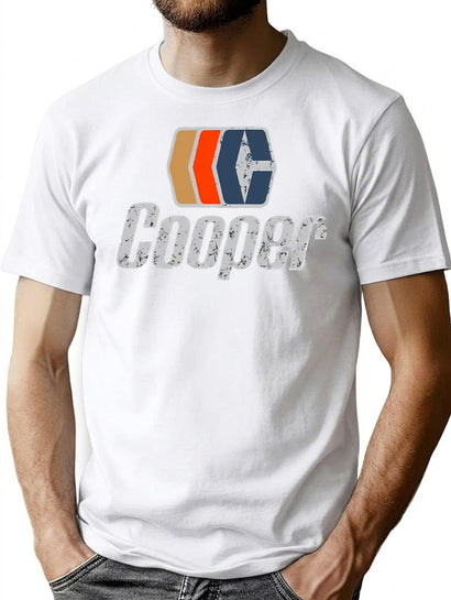 Vintage Cooper Hockey T-Shirt for Men & Women, T-Shirts Graphic Tee - Black