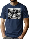 Vintage Dog Cute Photo Dachshund Dogs Retro Pet Barber T-Shirt for Men & Women, T-Shirts Graphic Tee - Navy