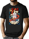 Vintage Drink Cold Poster T-Shirt for Men & Women, T-Shirts Graphic Tee - Black