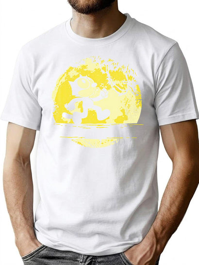 Vintage Felix Circle No Worries T-Shirt for Men & Women, T-Shirts Graphic Tee - Black