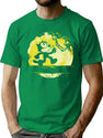 Vintage Felix Circle No Worries T-Shirt for Men & Women, T-Shirts Graphic Tee - Green