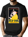 Vintage Fly Spray Insecticide Poster T-Shirt for Men & Women, T-Shirts Graphic Tee - Black