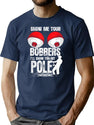 Vintage Funny Show Me Your Bobbers I'Ll Show You My Pole T-Shirt for Men & Women, T-Shirts Graphic Tee - Navy