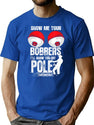 Vintage Funny Show Me Your Bobbers I'Ll Show You My Pole T-Shirt for Men & Women, T-Shirts Graphic Tee - Blue