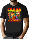 Vintage Game Crash T-Shirt for Men & Women, T-Shirts Graphic Tee - Black