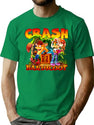 Vintage Game Crash T-Shirt for Men & Women, T-Shirts Graphic Tee - Green