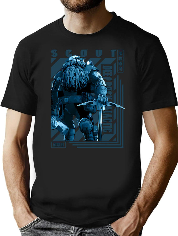 Vintage Game Pc Gaming Retro Classic Scifi Mystery Scary 113 T-Shirt for Men & Women, T-Shirts Graphic Tee - Black
