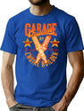 Vintage Garage Engine Builder Graphic Design T-Shirt for Men & Women, T-Shirts Graphic Tee - Blue