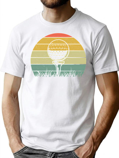 Vintage Golf Ball Par Tee For A Funny Golfer Golfing Lovers T-Shirt for Men & Women, T-Shirts Graphic Tee - Black