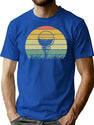 Vintage Golf Ball Par Tee For A Funny Golfer Golfing Lovers T-Shirt for Men & Women, T-Shirts Graphic Tee - Blue