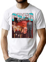 Vintage Greg Davies Bootleg Style Bootleg Graphic T-Shirt - White