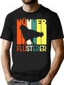 Vintage Huhner Flusterer Funny T-Shirt for Men & Women, T-Shirts Graphic Tee - Black
