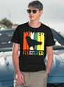 Vintage Huhner Flusterer Funny T-Shirt for Men & Women, T-Shirts Graphic Tee - Navy